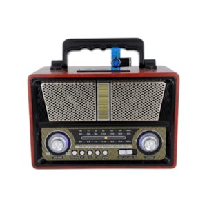 Επαναφορτιζόμενο ραδιόφωνο Retro - M1802-BT - 018022 - Black