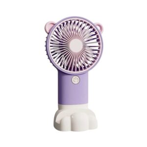 Rechargeable mini fan - 0808-5 - 033107 - Purple