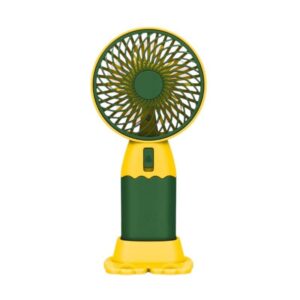 Επαναφορτιζόμενος ανεμιστήρας mini - 0808-1 - 033121 - Yellow/Green