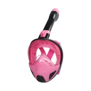 Full Face Snorkeling Mask with Snorkel - F-203 - 117404 - Pink