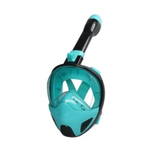 Full Face Snorkeling Mask with Snorkel - F-203 - 117404 - Green/Black