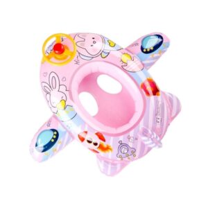 Παιδικό φουσκωτό σωσίβιο με κάθισμα & τιμόνι - SL-B075 - 85cm - 150793 - Pink