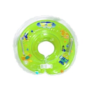 Baby inflatable neck float with handles - 40cm - 150861 - Green