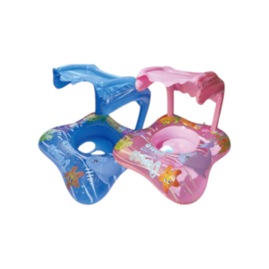 Children's inflatable life jacket with seat & canopy - 155015