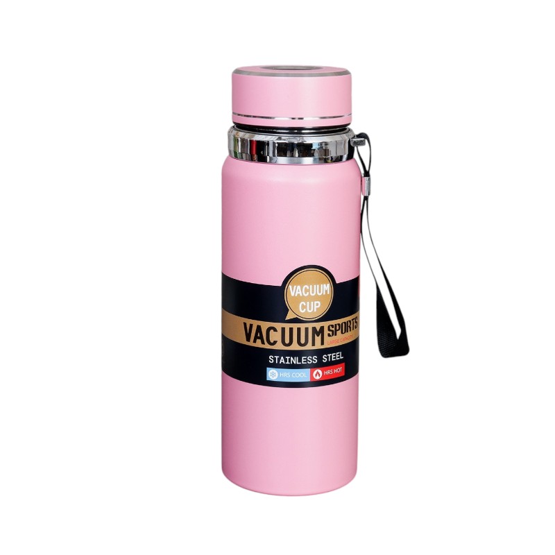 Portable water bottle-thermos - 800ml - 168441 - Pink