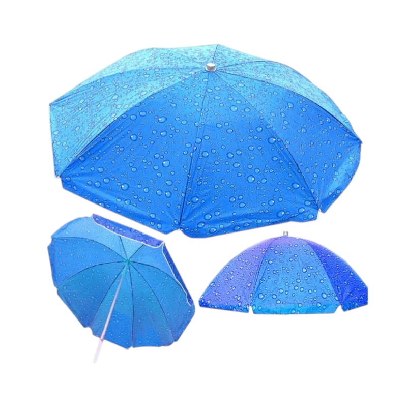 Beach & camping umbrella - 85cm - 181765 - Blue