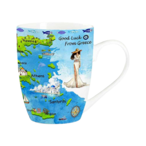 Ceramic Mug Set Souvenir - 12pcs - Greece - 224165