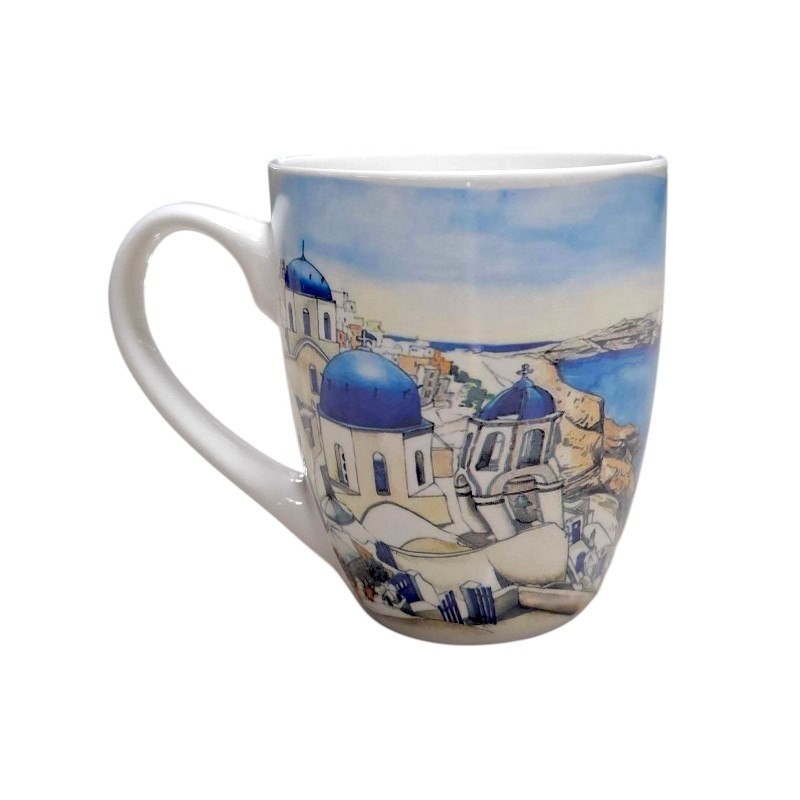 Ceramic Mug Set Souvenir - 12pcs - Greece - 224196