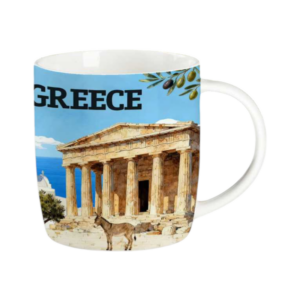 Ceramic Mug Set Souvenir - 12pcs - Greece - 241109