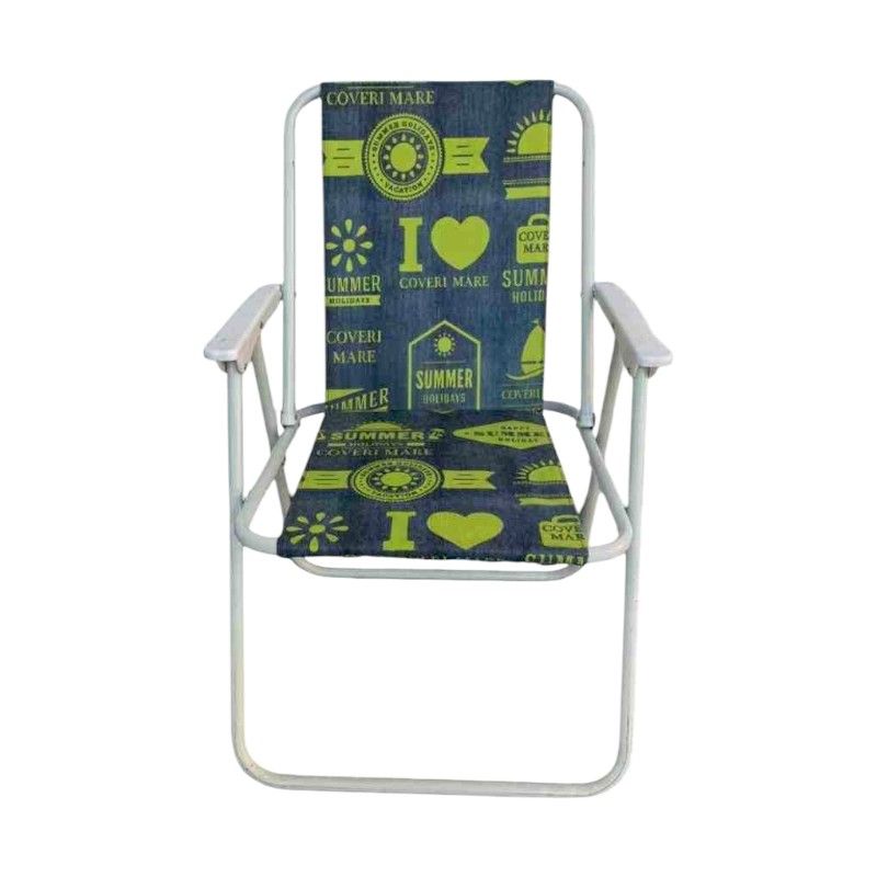 Πτυσσόμενη καρέκλα camping - 1215-3 - 241736 - Blue/Green