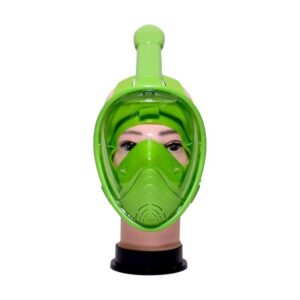 Full Face Snorkeling Mask with Snorkel - F-117A - 127122 - Green