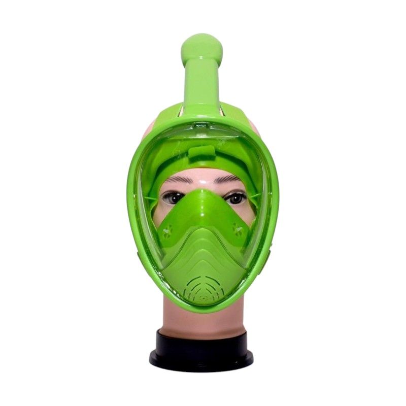 Full Face Snorkeling Mask with Snorkel - F-117A - 127122 - Green