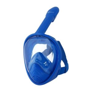 Full Face Snorkeling Mask with Snorkel - F-117A - 127122 - Blue