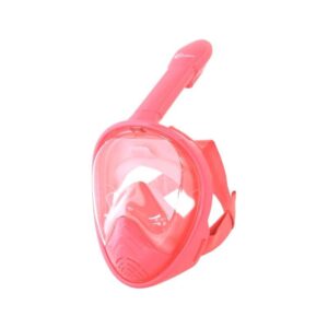 Full Face Snorkeling Mask with Snorkel - F-117A - 127122 - Pink