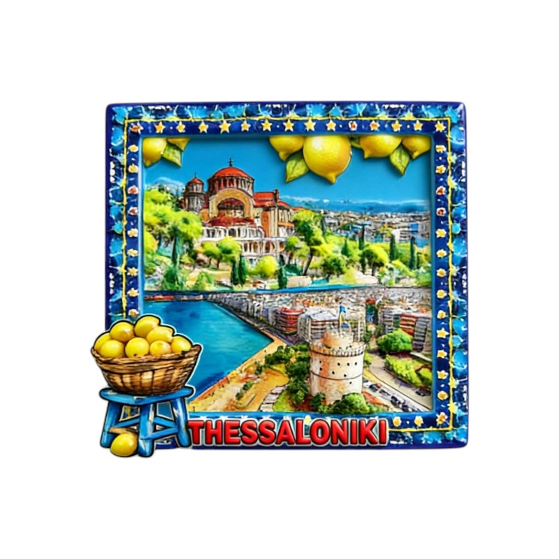 Tourist magnet Souvenir - Set 12pcs - Thessaloniki - 678564
