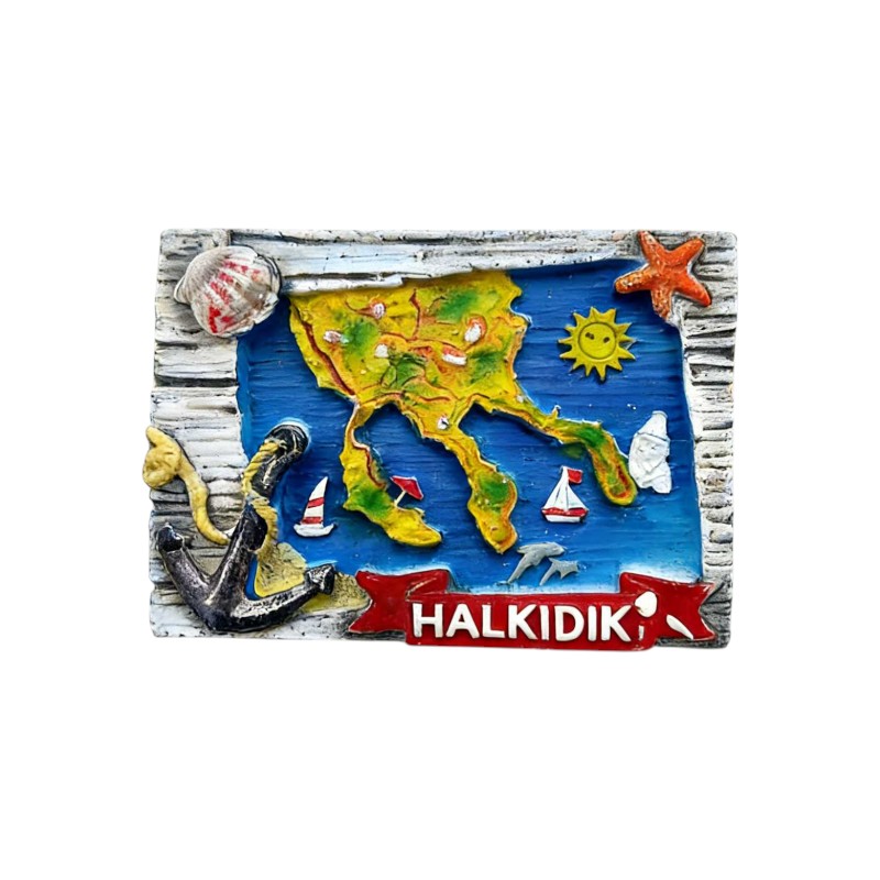 Tourist magnet Souvenir - Set 12pcs - Chalkidiki - 678588