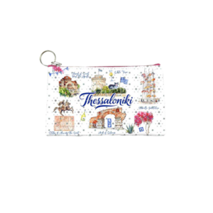 Σετ 12Χ - Πορτοφόλι Souvenir μπρελόκ - PVC - Thessaloniki - 16*10cm - 871704