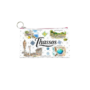 Σετ 12Χ - Πορτοφόλι Souvenir μπρελόκ - PVC - Thassos - 16*10cm - 871712