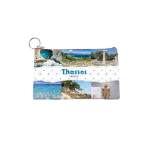 Σετ 12Χ - Πορτοφόλι Souvenir μπρελόκ - PVC - Thassos - 16*10cm - 871713