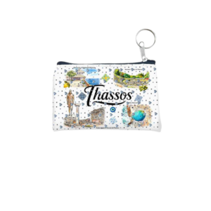 Σετ 12Χ - Πορτοφόλι Souvenir μπρελόκ - PVC - Thassos - 11*7cm - 871732