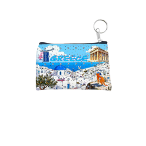 Σετ 12Χ - Πορτοφόλι Souvenir μπρελόκ - PVC - Greece - 11*7cm - 871736