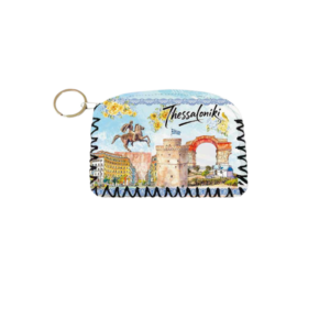 Σετ 12Χ - Πορτοφόλι Souvenir μπρελόκ - PVC - Thessaloniki - 14*9cm - 871747