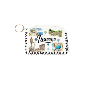 Σετ 12Χ - Πορτοφόλι Souvenir μπρελόκ - PVC - Thassos - 14*9cm - 871752