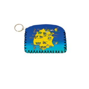 Σετ 12Χ - Πορτοφόλι Souvenir μπρελόκ - PVC - Thassos - 14*9cm - 871754