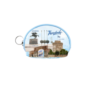 Set 12X - Souvenir Wallet mini keychain - PVC - Thessaloniki - 10*8*3cm - 871766