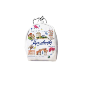 Σετ 12Χ -   Πορτοφόλι Souvenir μπρελόκ mini - PVC - Thessaloniki - 7*9*4.5cm - 871784