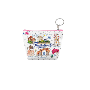 Σετ 12Χ -   Πορτοφόλι Souvenir μπρελόκ mini - PVC - Thessaloniki - 11*7*4cm - 871804