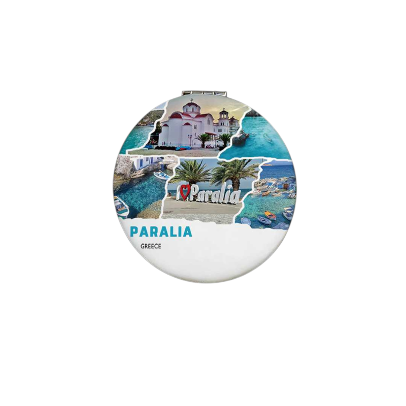 Σετ 12Χ - Kαθρέπτης τσέπης Souvenir - Paralia - 7*7*3cm - 871829