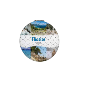 Σετ 12Χ - Kαθρέπτης τσέπης Souvenir - Thassos - 7*7*3cm - 871853