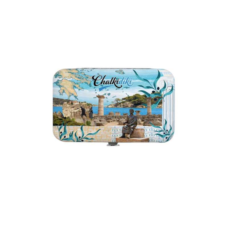 Set 12X - Nail care kit in Souvenir case - Chalkidiki - 871863