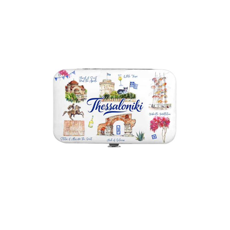 Set 12X - Nail care kit in Souvenir case - Thessaloniki - 871864