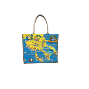 Linen travel bag with zipper - Chalkidiki - 40*34*19cm - 871902