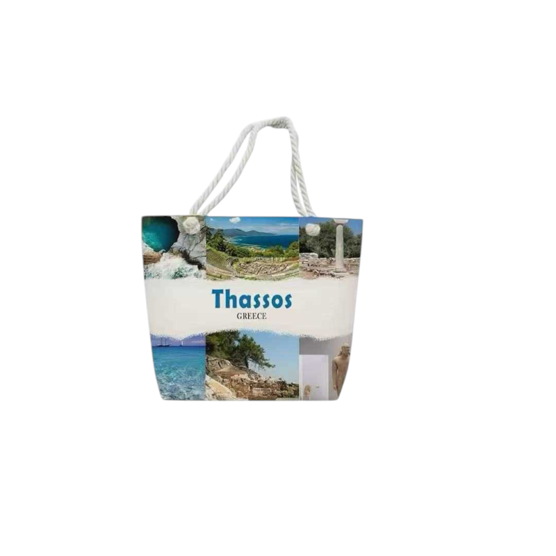 Beach tourist bag - Thassos - 48*37*13cm - 871933