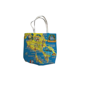 Fabric canvas tourist bag with zipper - Chalkidiki - 45*40*10cm - 871942
