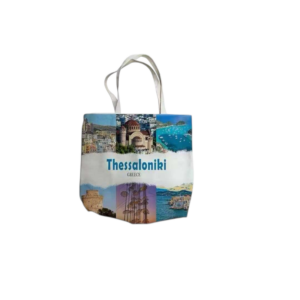 Fabric canvas tourist bag with zipper - Thessaloniki - 45*40*10cm - 871945