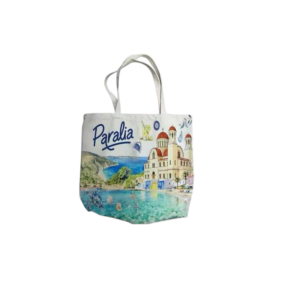 Fabric canvas tourist bag with zipper - Paralia - 45*40*10cm - 871951