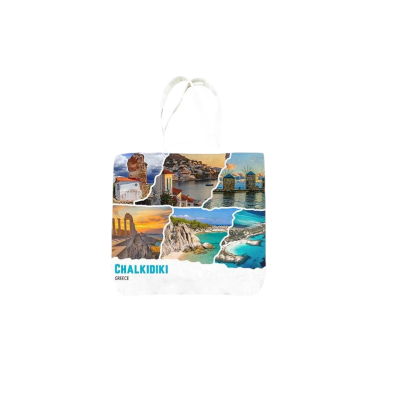 Fabric canvas tourist bag - Chalkidiki - 45*40*10cm - 871981