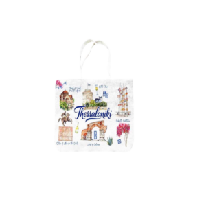 Fabric canvas tourist bag - Thessaloniki - 45*40*10cm - 871984