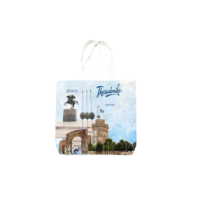 Fabric canvas tourist bag - Thessaloniki - 45*40*10cm - 871986