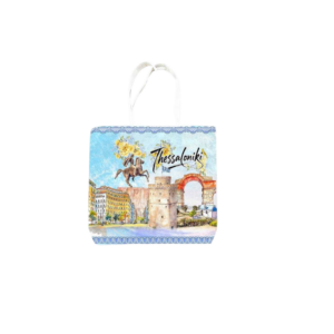 Fabric canvas tourist bag - Thessaloniki - 45*40*10cm - 871987