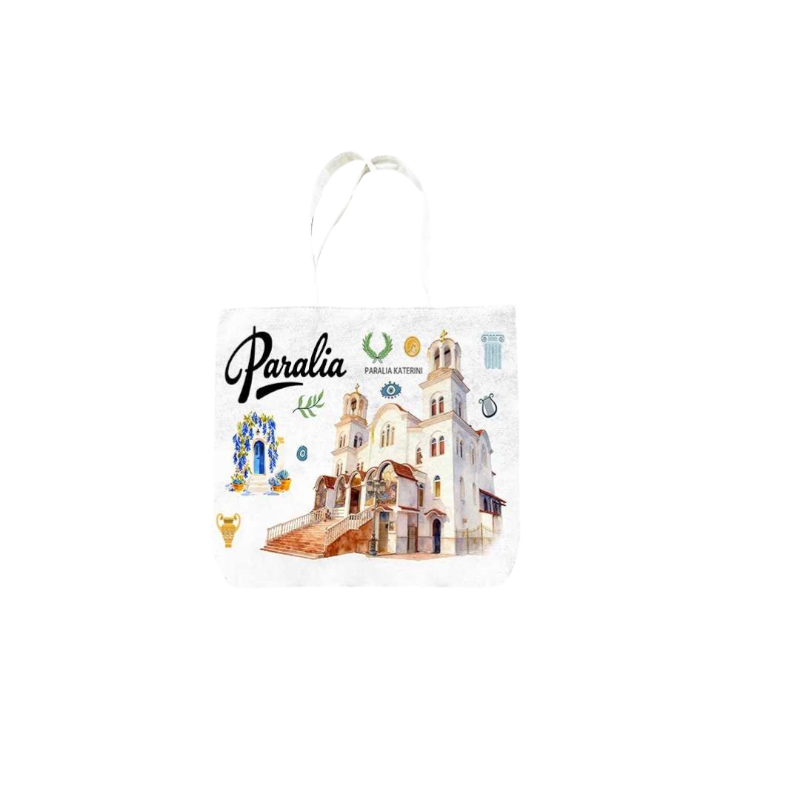 Fabric canvas tourist bag - Paralia - 45*40*10cm - 871990