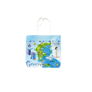 Fabric canvas tourist bag - Greece - 45*40*10cm - 871999