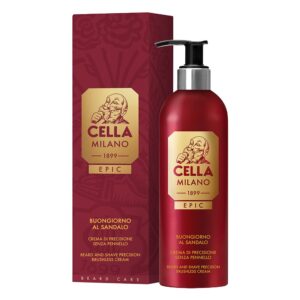 Cella Milano Epic κρέμα ακρίβειας για γένια Buongiorno al Sandalo 175ml