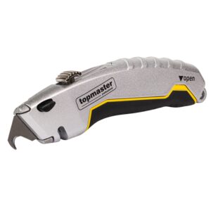 TOP MASTER Carpet cutter with 5 concave blades 370154