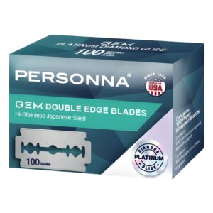 100 λεπίδες ξυραφιού διπλής όψης Personna GEM