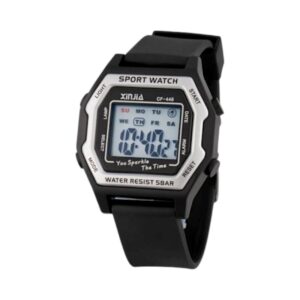 Digital wristwatch - CF446 - 115163 - Black/Silver